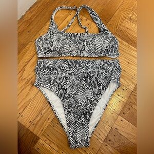 Snakeskin bikini set size M